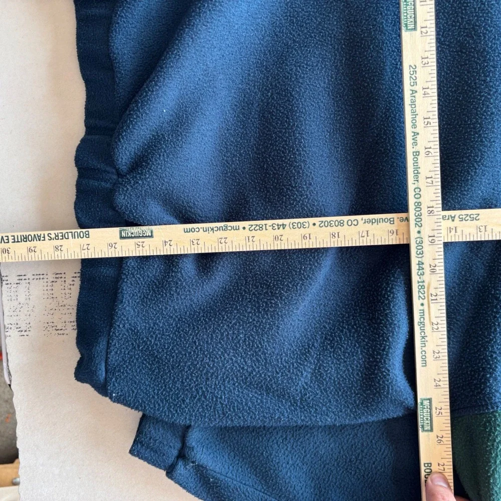Vintage 90s Bugle Boy Quarter Zip Fleece Pullover Sweater